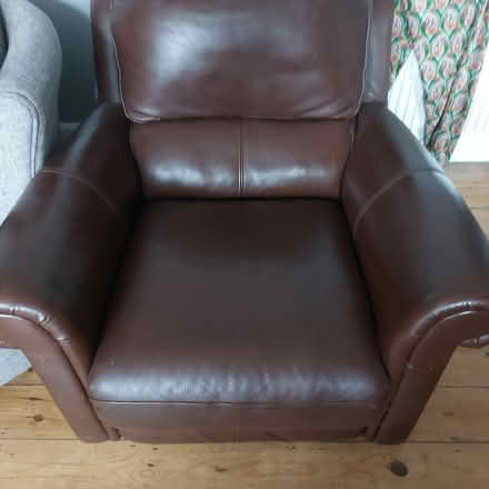 Photo of free Faux leather armchair (TN38) #1