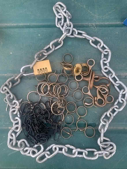 Photo of free Chain padlock etc (Ospringe ME13) #1