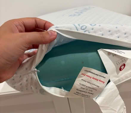 Photo of free Memory foam pillow (Kidbrooke SE3) #2