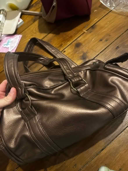 Photo of free Metallic bronze handbag (SK3 Stockport) #4