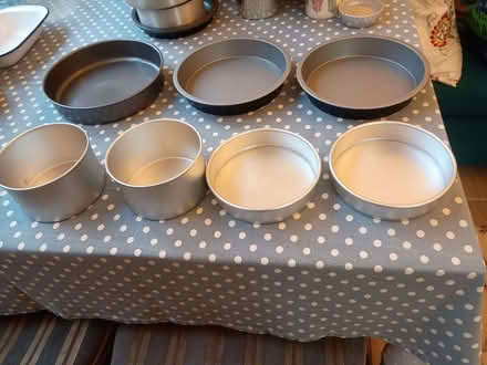 Photo of free Assorted cake tins / flan tins (Nooklands PR2) #1