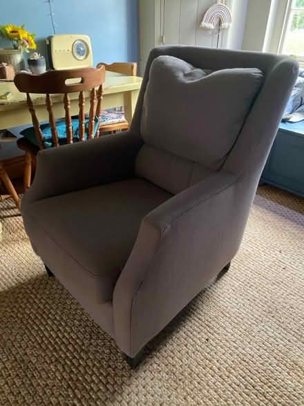 Photo of free Grey armchair (ME13) #2