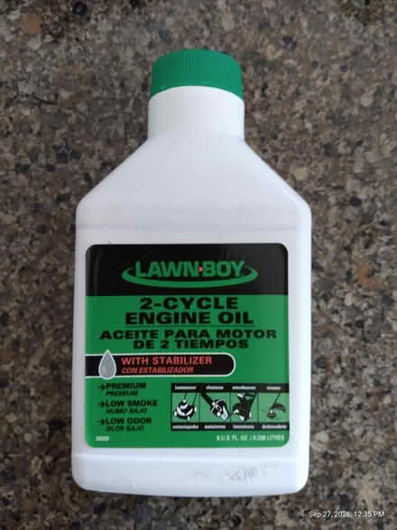 Photo of free Lawn-Boy 2-Cycle Engine Oil (NE side of Cedar Rapids) #1