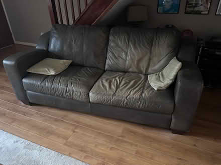 Photo of free Leather sofa (B987tf) #1