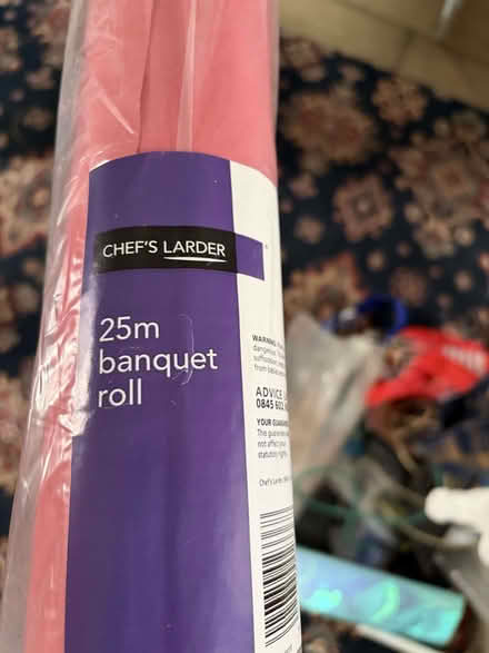 Photo of free Red banquet roll - for party table (Sharrow S7) #2