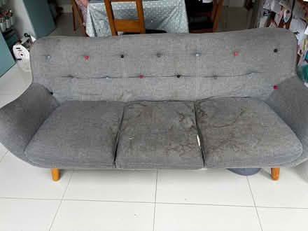 Photo of free Sofa in need of re upholstering (OX10 9BH) #1