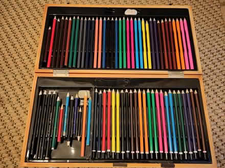 Photo of free Wooden colouring pencil case (L1 Liverpool City Centre) #1