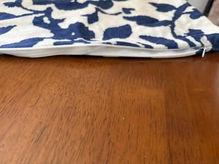 Photo of free Pair of blue and cream cushion covers (Morrell Avenue OX4) #3