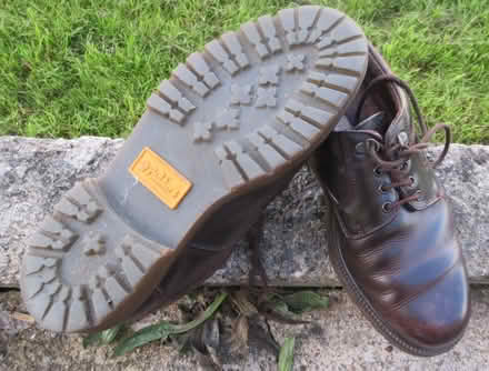 Photo of free Brown leather Padders shoes; Dr-Martens-like soles size 8/42 (Kingsway BA2) #2