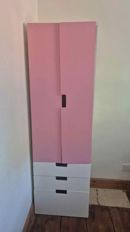 Photo of free Child's ikea wardrobe, pink (Out Westgate, BSE IP33 3) #1
