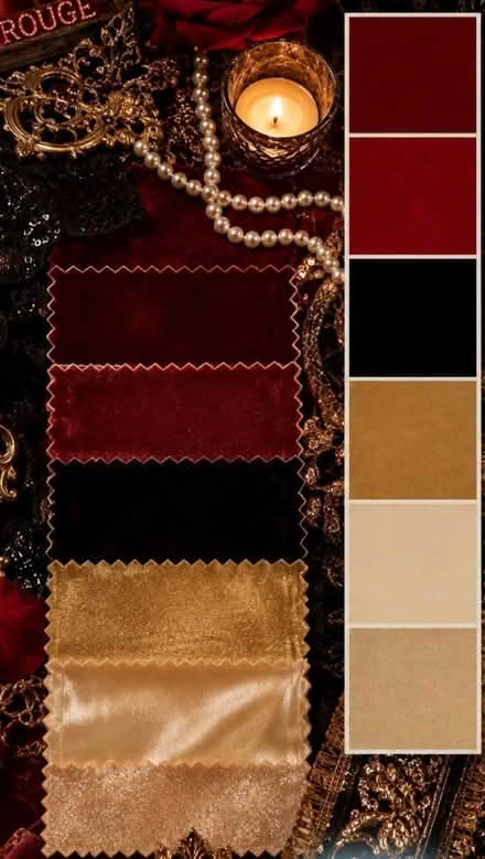 Photo of Fabric offcuts, old curtains, swags, velvet, satin etc (Osney OX2) #1
