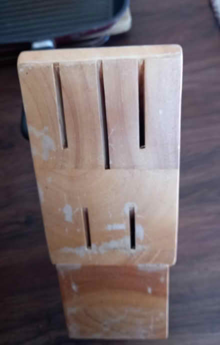 Photo of free Wooden knife block (Bramcote NG9) #1