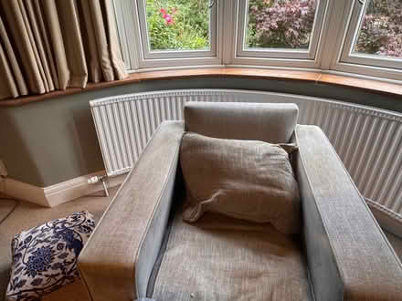 Photo of free 2 seater sofa, chair and ottoman (Roundhay LS8) #1