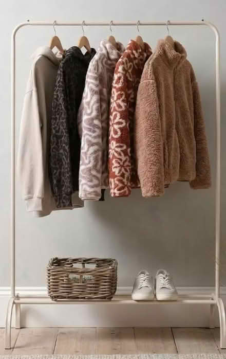 Photo of free Black clothes rail with shoe rack (Sandford CA16) #2