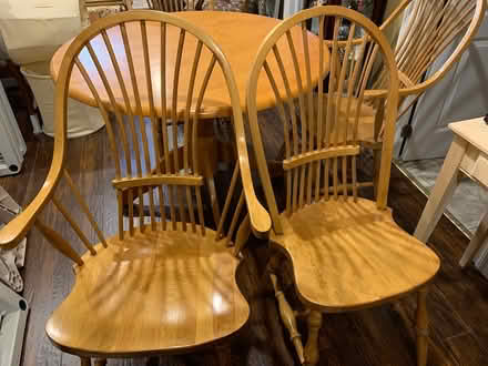 Photo of free pine table n chairs for 4 (newmarket, ontario) #2