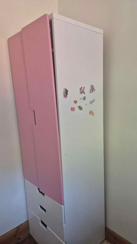Photo of free Child's ikea wardrobe, pink (Out Westgate, BSE IP33 3) #2