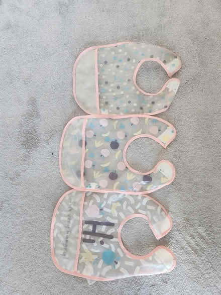 Photo of free 3 pre loved baby bib (Woolston SO19) #1