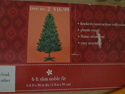 Photo of free Artificial Christmas Tree (San Carlos -- White Oaks) #1