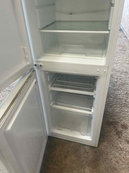 Photo of free Fridge freezer (Knotty Ash L14) #3