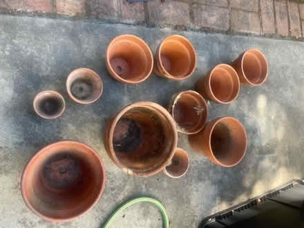 Photo of free Clay Flower Pots (Palo Alto downtown north.) #1
