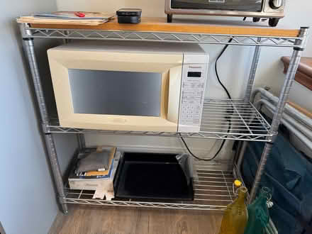 Photo of free Kitchen shelving with wood top (21 Clark St at Hicks) #1