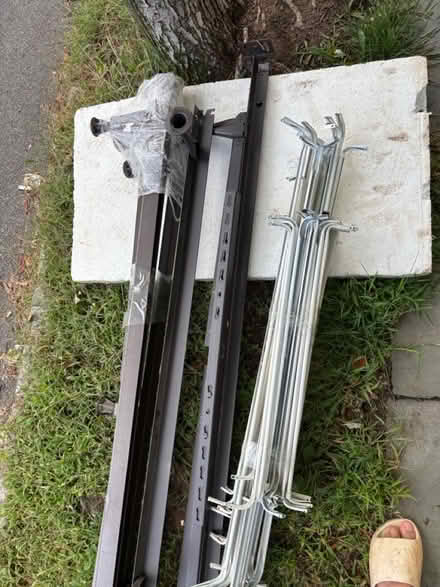 Photo of free Metal bed frames, and curtain rods (Kearny NJ) #2
