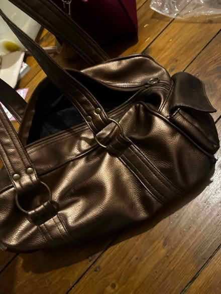 Photo of free Metallic bronze handbag (SK3 Stockport) #1