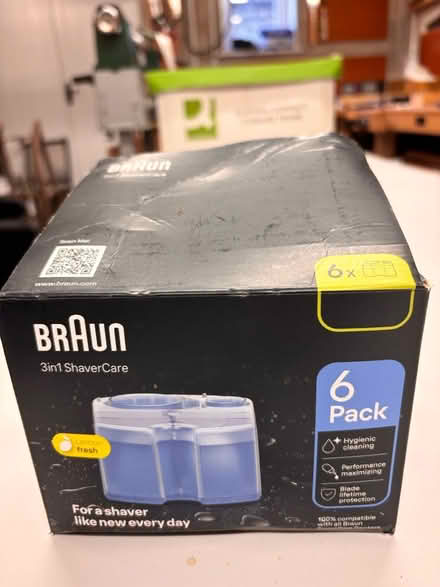 Photo of free Braun shaver clean&renew cartridges (Walton S42) #1