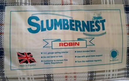 Photo of free Single bed pine base + New Mattress (Bridlington North YO16) #2
