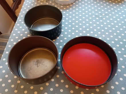 Photo of free Assorted loose bottom cake tins. (Nooklands PR2) #2