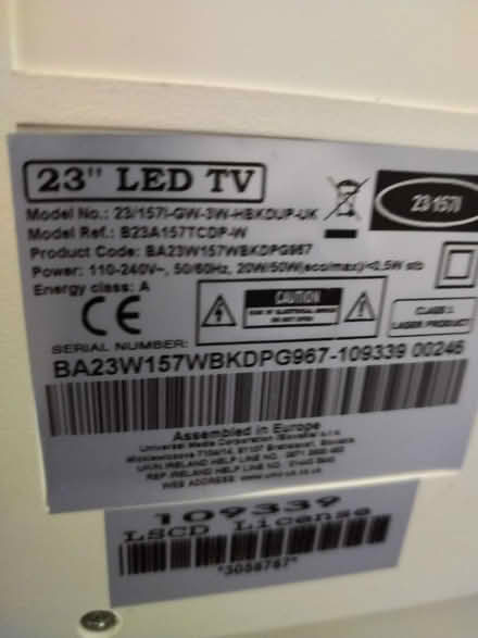 Photo of free 23" monitor/TV (Portsmouth PO2) #4