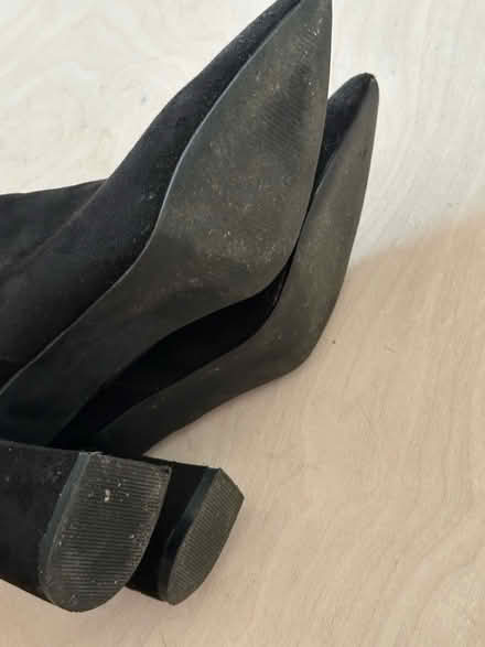 Photo of free Black faux suede heel boots 6 / 39 (Peckham SE15) #4