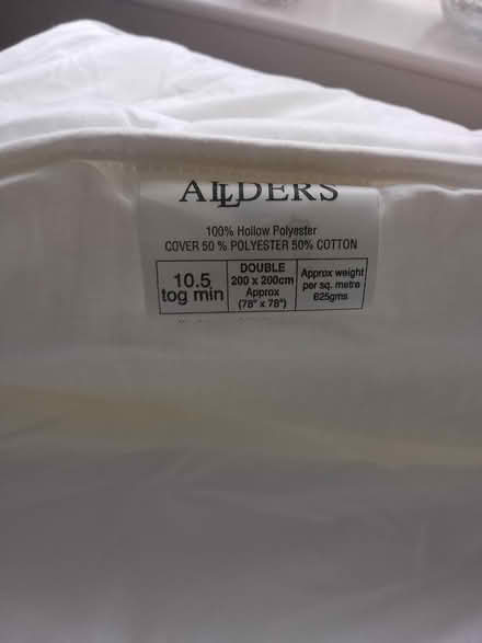 Photo of free 10.5 Tog Double Duvet (Walderslade) #2