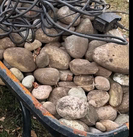 Photo of free Wheelbarrow Full of Cobbles (Burpham surrey) #1