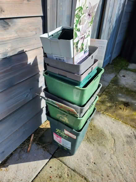 Photo of free Square Plant pots (Owlbury SY15) #1