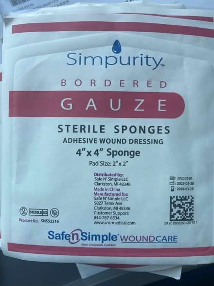 Photo of free Wound care pads and dressing (Rancho Palos Verde) #3