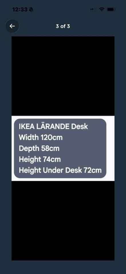 Photo of free IKEA desk (Ashington NE63) #3