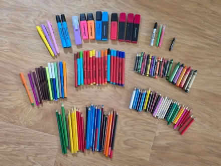 Photo of free Bundle of Art & Stationery Supplies (Pencils, Markers, Highl (Purley on Thames RG8) #1