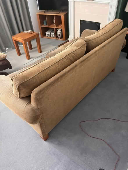 Photo of free Brown 2 seater sofa (Ridgewood TN22) #2
