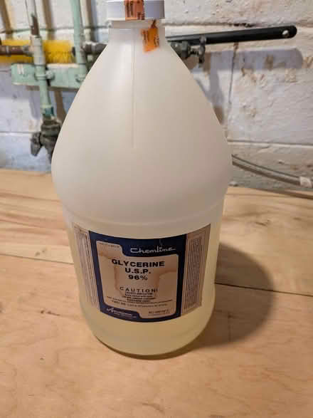 Photo of free Old partial gallon of 96% Glycerine (Plainfield, IL) #3