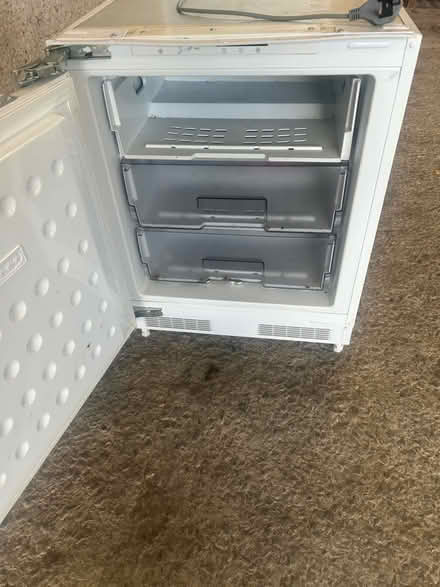 Photo of free Fridge freezer (Knotty Ash L14) #2