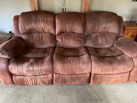Photo of free Three seater settee (Llanfyllin SY22) #1