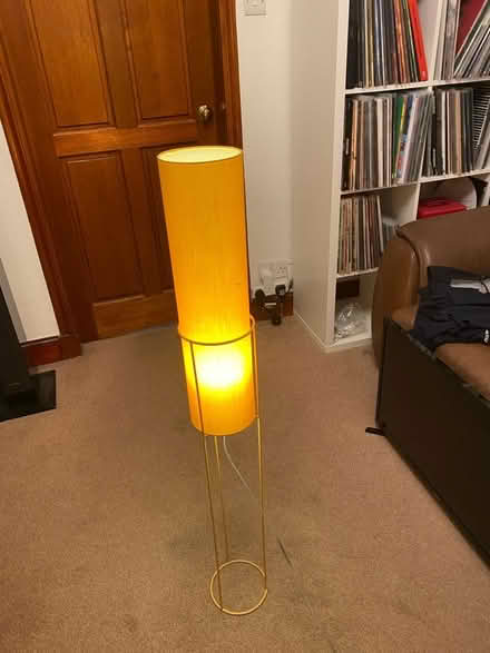 Photo of free Tall yellow floor lamp (Upper Largo KY8) #1