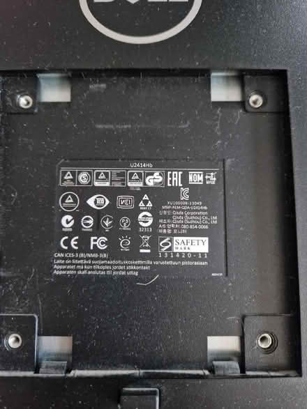 Photo of free Dell 24" monitor for parts or repair (Haggerston N1) #2