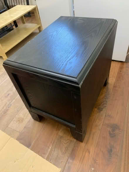 Photo of free Pair of Black wood bedside table (West Finchley station N3) #4