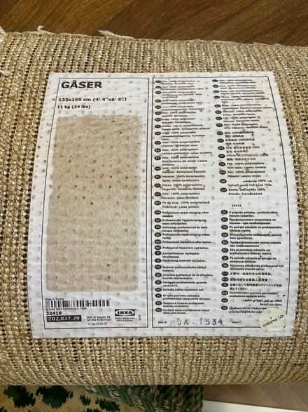 Photo of free White Rug 133x195 cm (Croydon SE25) #3