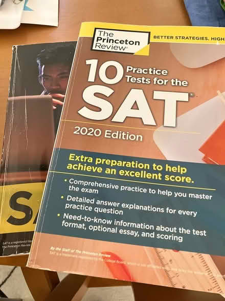 Photo of free Princeton review SAT books (Southwest Ann Arbor) #1