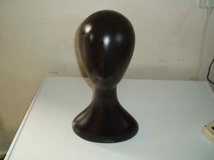 Photo of free Black Plastic Display Female Head Mannequin Hat Stand (Yateley GU46) #1