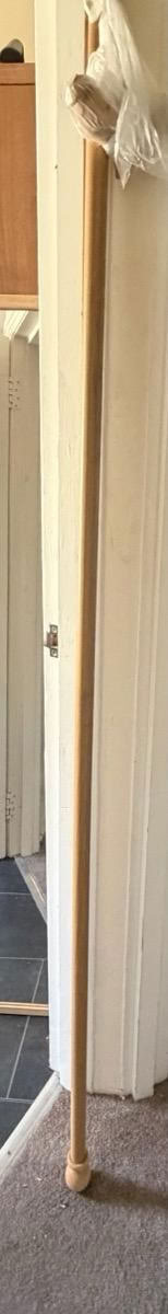 Photo of free Wood curtain pole (SW17 9dq) #1