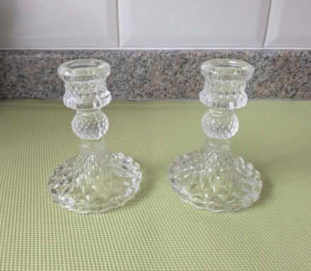 Photo of free Glass candlesticks (Beulah Hill SE19) #1